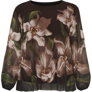 63338_Dark Brown w Big Flowers